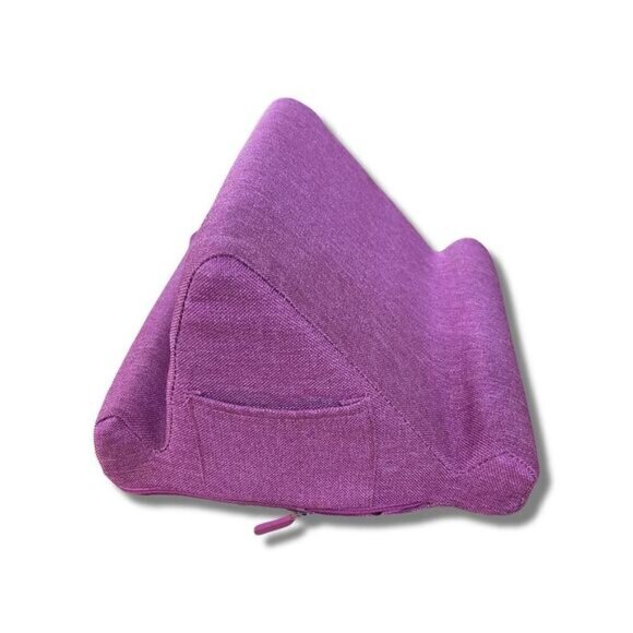 Laptop Tablet Stand Duo Multifunctional w  Pockets Purple Padded - Picture 4 of 4